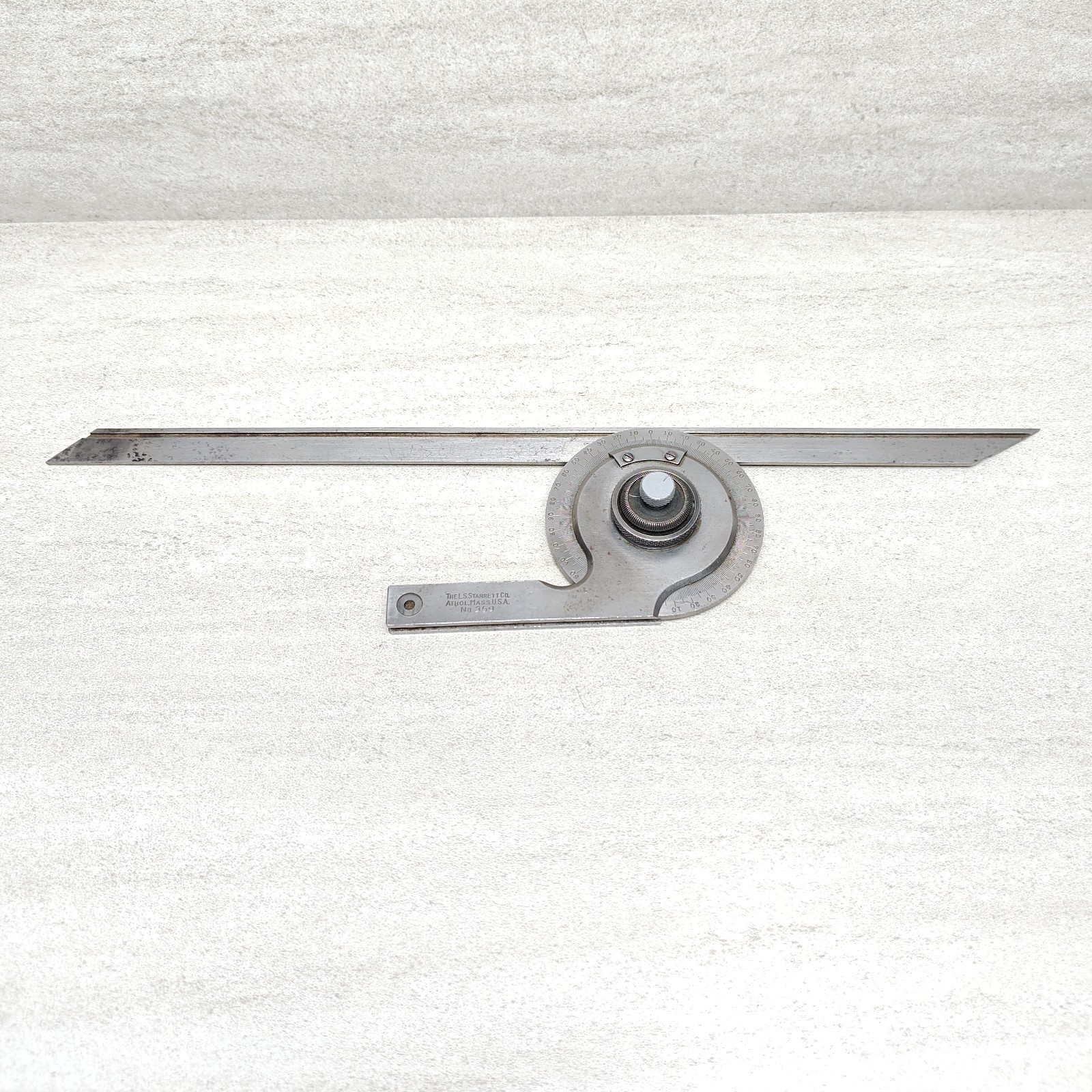 Starrett 359 Universal Bevel Protractor 12" Blade