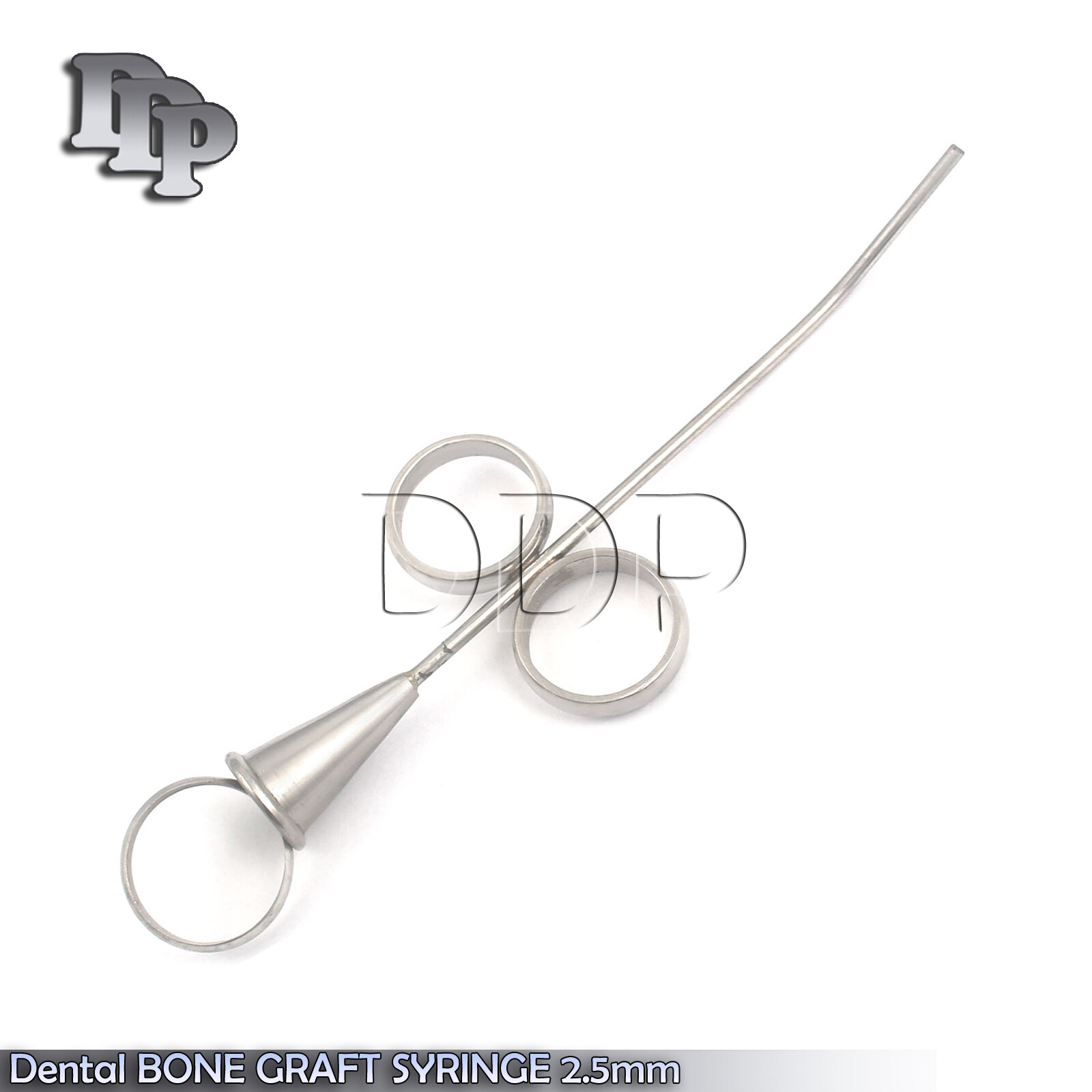 Dental Curved Syringes 2.5mm Amalgam Bone Grafting Implant Instruments