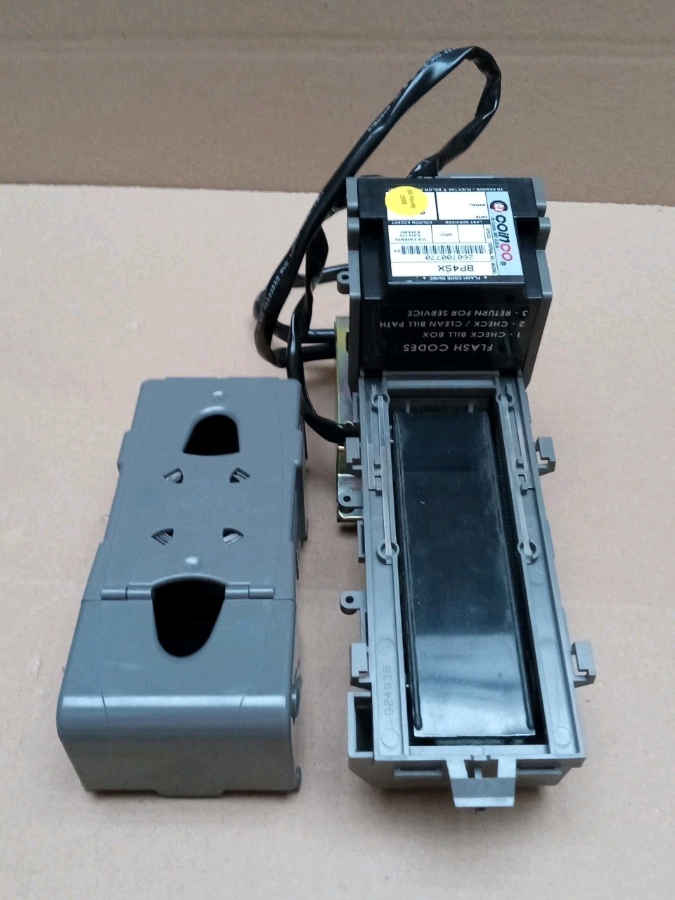 Coinco BP4SX Bill Acceptor, MDB, $1 $5 $10 $20 Validator