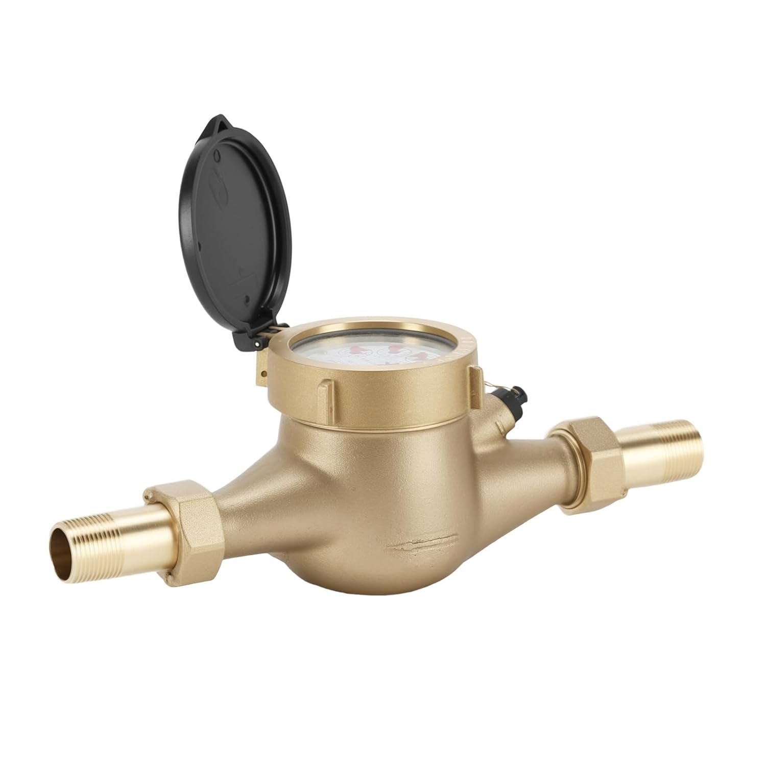 DN20 3/4" NPT Couplings Gallon Water Meter, Lead Free Meter, Cold Water Meter fo