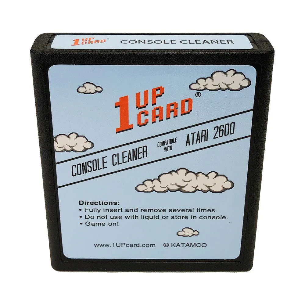 1UPcard™ Video Game Console Cleaner Compatible with Atari 2600 System