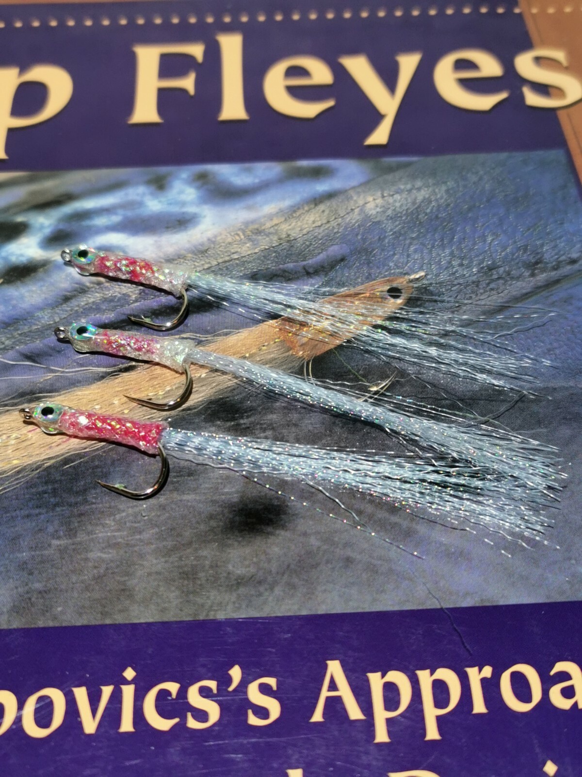 3xUK BASS FLIES 2/0  Ultimate hot surf candy ELL Baitfish fish Saltwater FLY