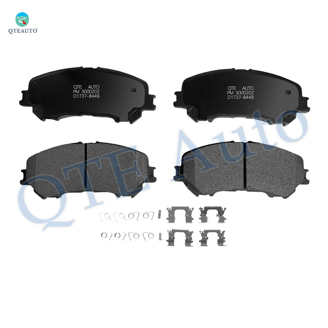 Front Ceramic Brake Pad Kit For 2017-2019 Nissan Rogue Sport