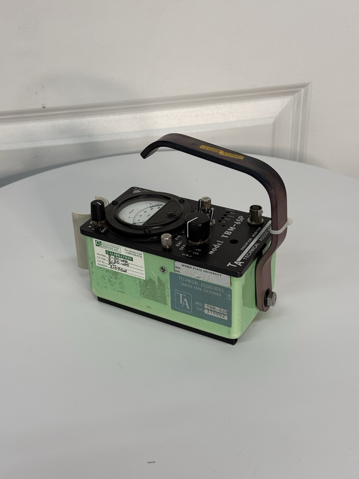 Technical Associates TBM-6SP Radiation Monitor Detector - MISSING PROBE