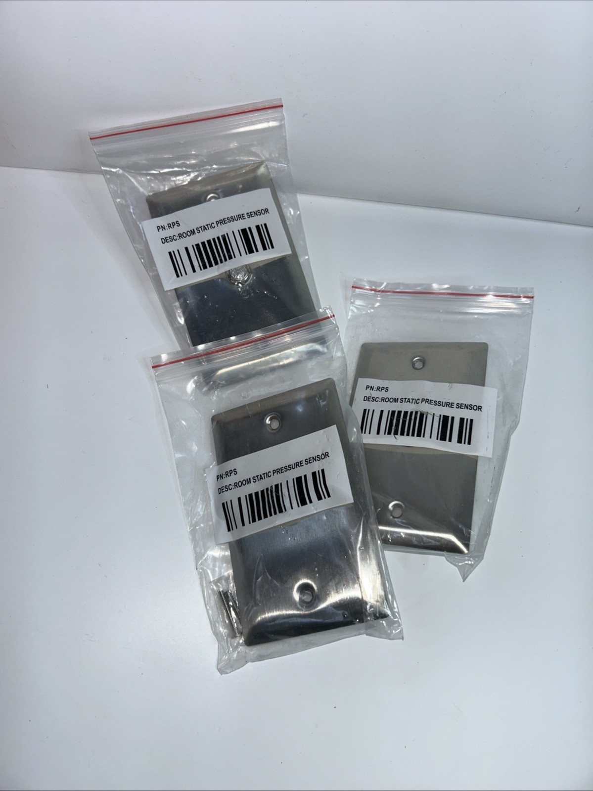 (3) Kele Stainless Steel Static Room Static Pressure Sensor Model: RPS NEW