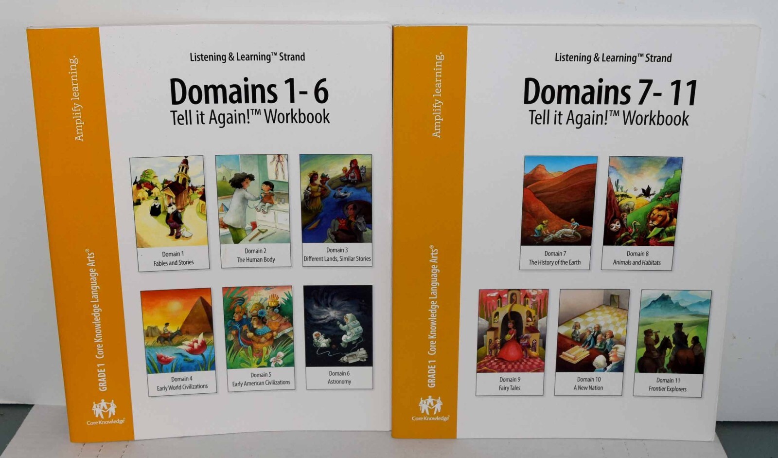 Core Knowledge Skill Strand Grade 1 Set--Domains 1-6 & 7-11 FREE SHIPPING !!!