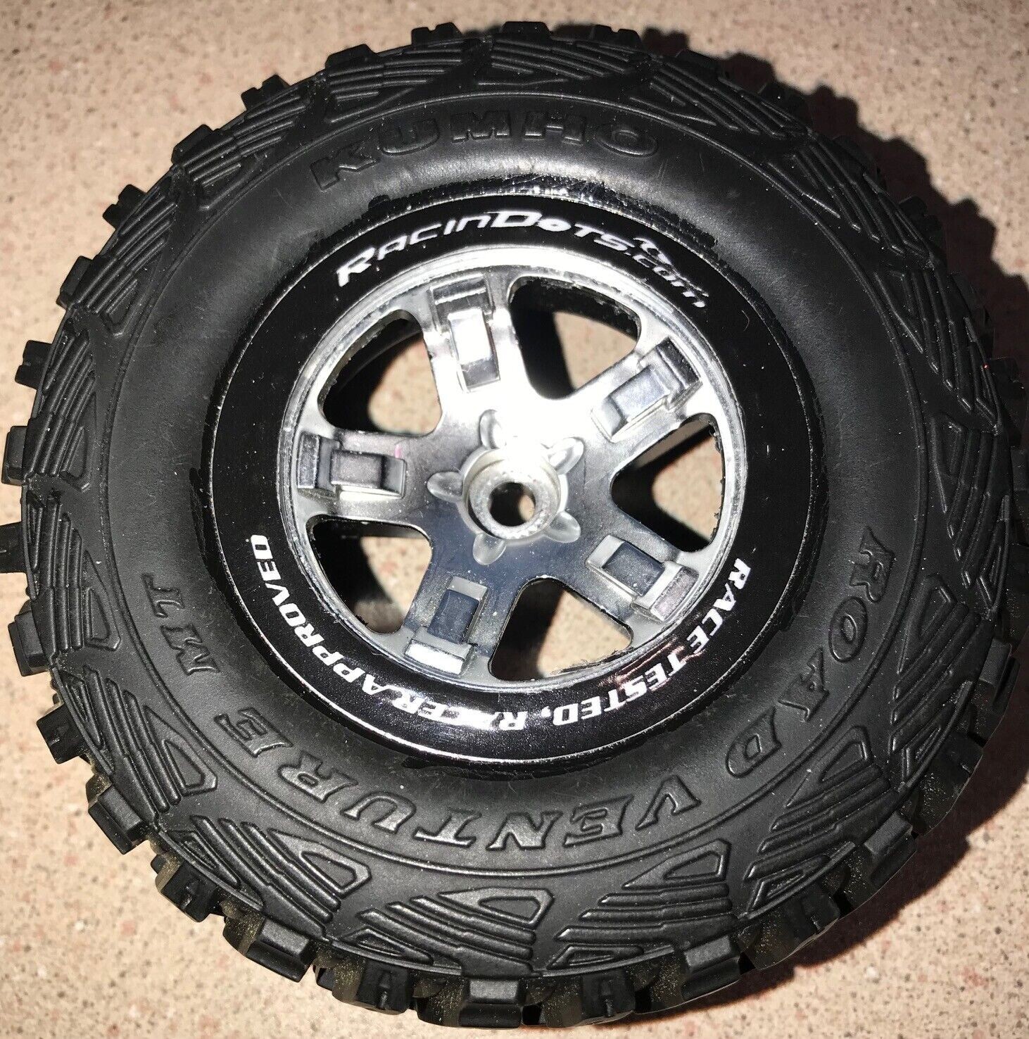 Racin Dots Traxxas Solid Spoke Wheel Dot, White