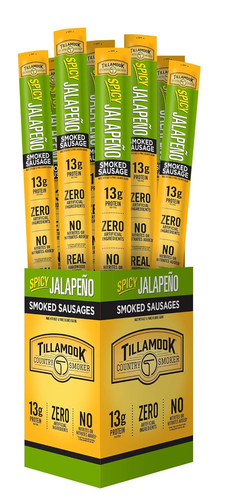 Real Hardwood Smoked Sausages, Hunter'S Sausage, 1.44 Ounce, 24 Count
