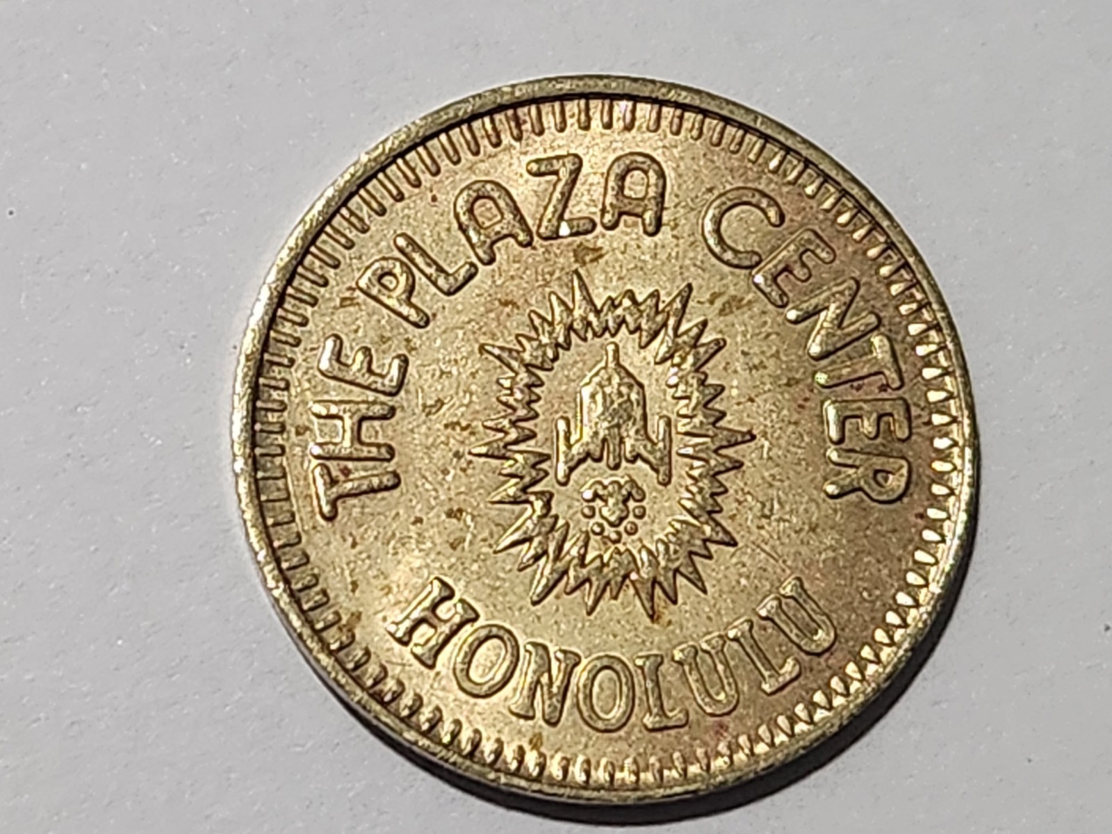 The Plaza Center Arcade Token - Honolulu, HI.