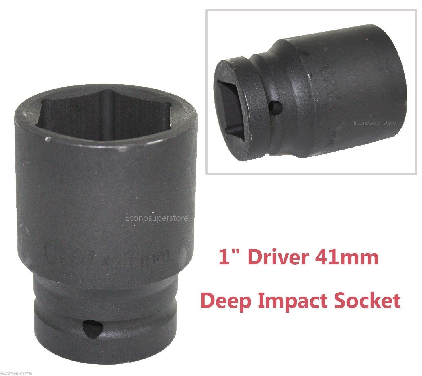 1" Drive 41mm CR-MO  Heavy Duty 6 Point Impact Socket  Front /Back Axle Socket