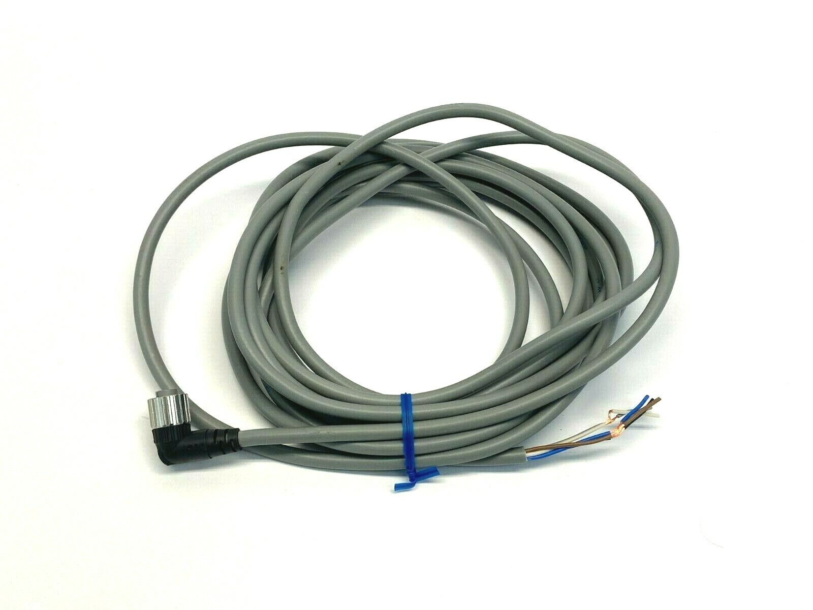 Fuji Electric Single Ended Cordset Female M12 Right Angle, 5 Wire 16' Long