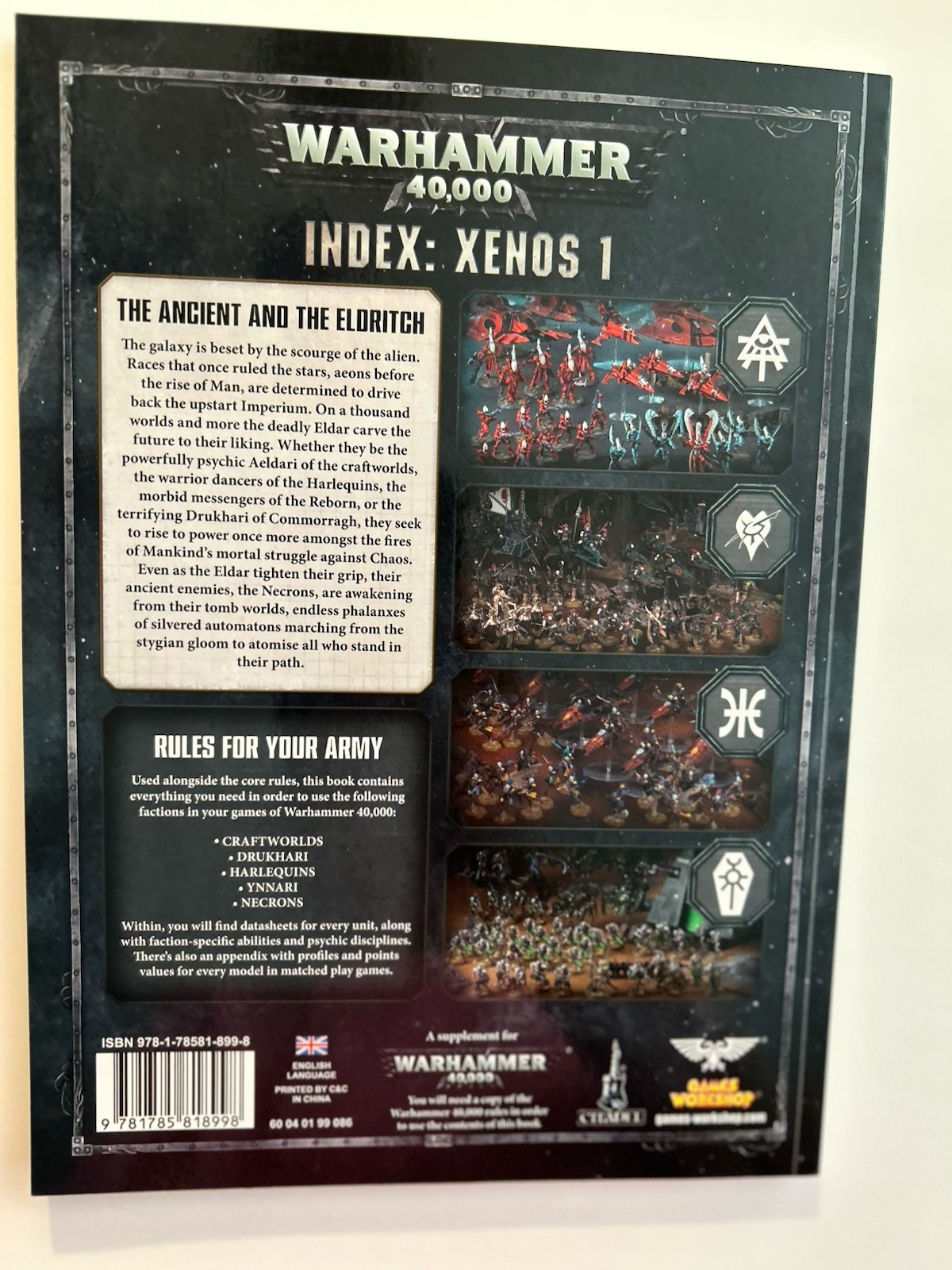 Warhammer 40k Index: Xenos 1 (2017, Paperback)