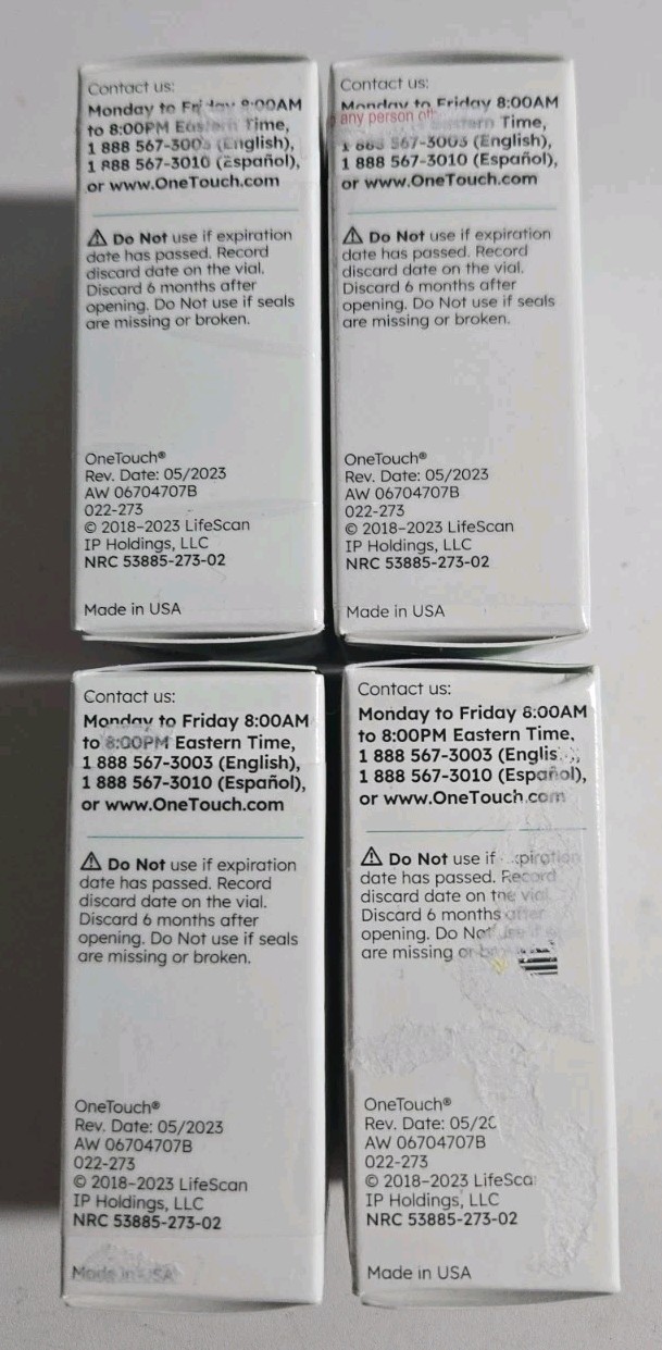 4 OneTouch Verio Level 3 Control Solution Exp 04-2026