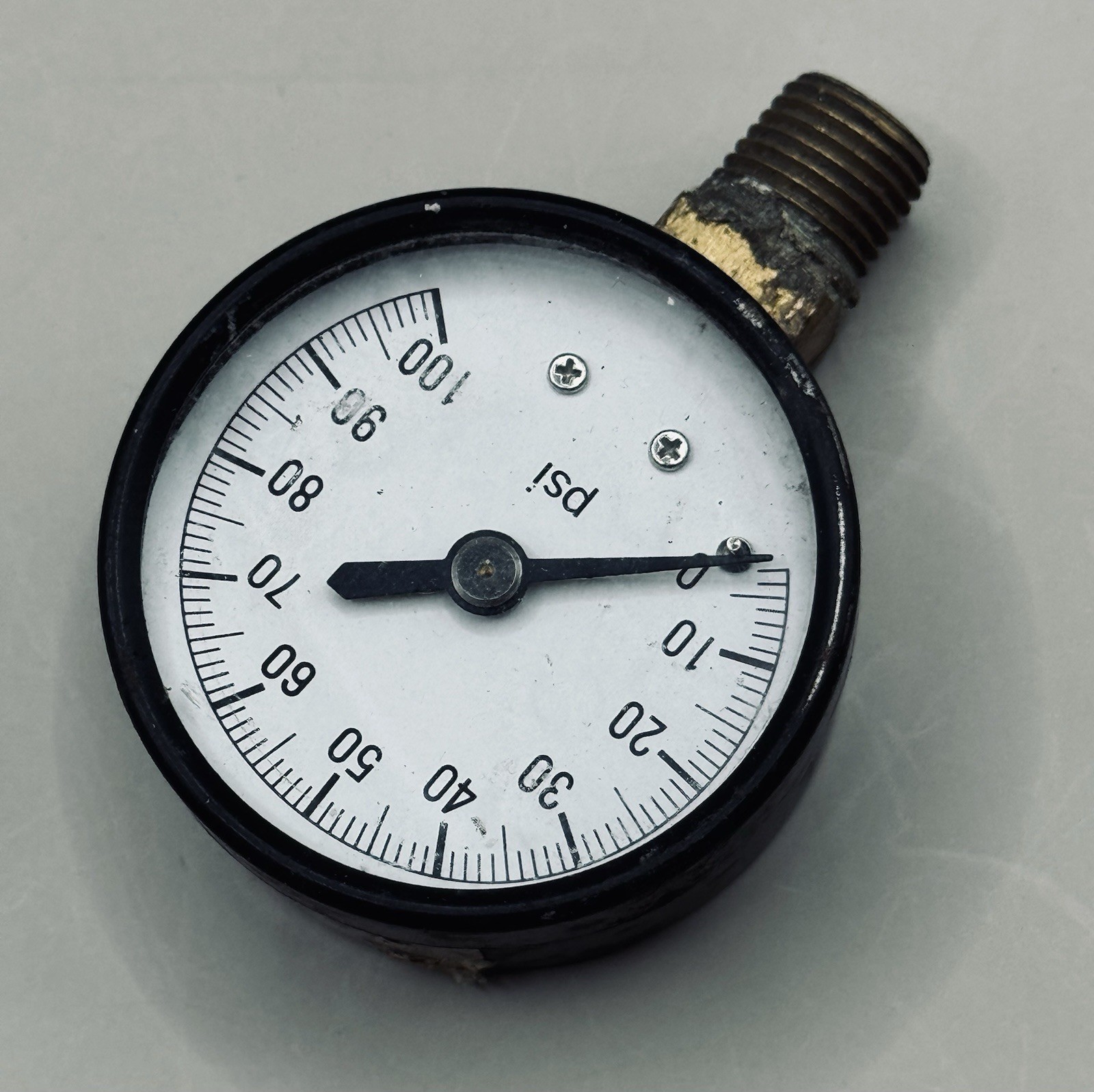 Vintage Water Source PSI Pressure Guage With 1/2" Connection