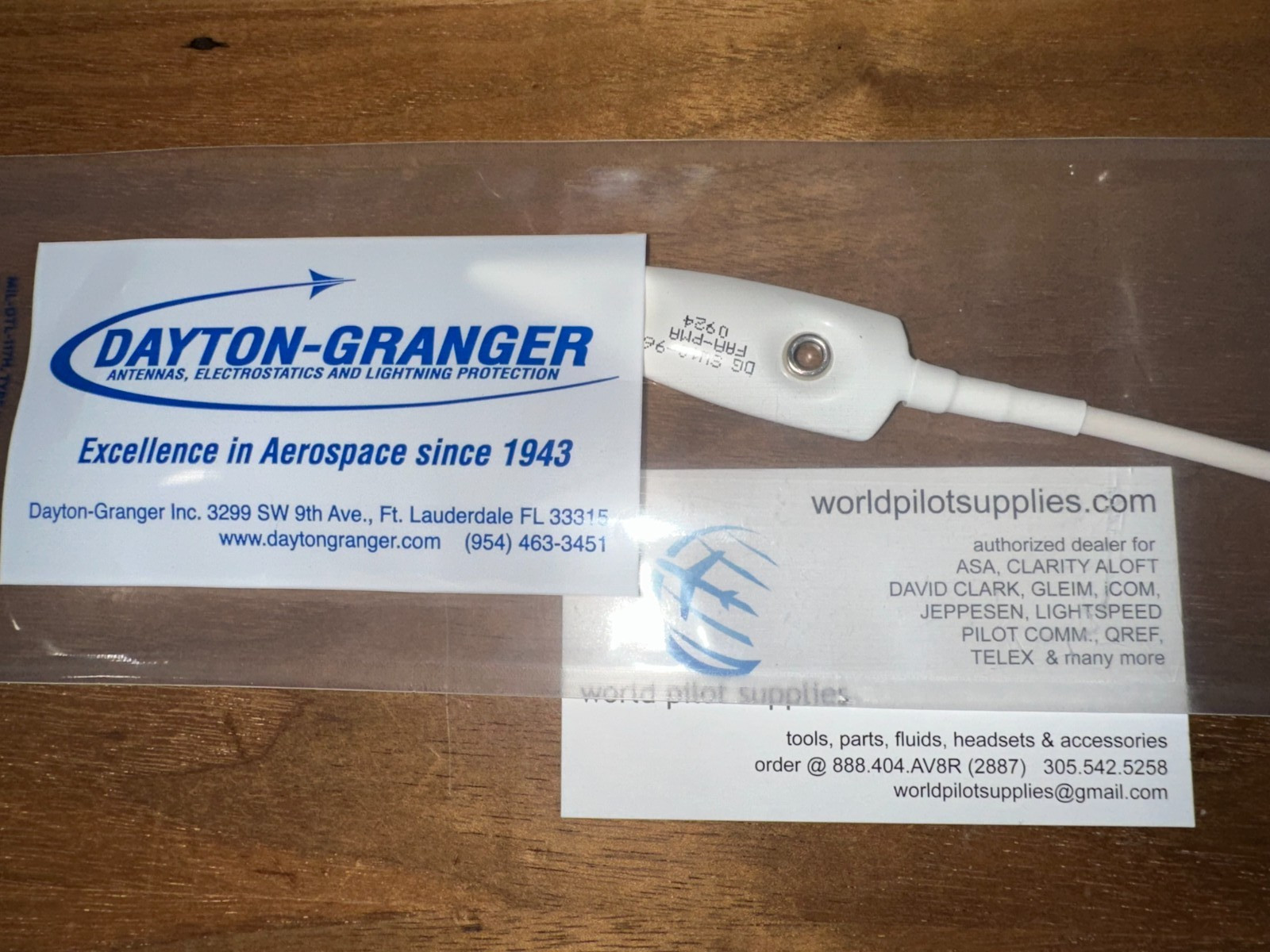 Dayton Granger® Anti-Static Discharger, 7-1/2 x L 1-1/8 in p/n SW10-96, w/Certs