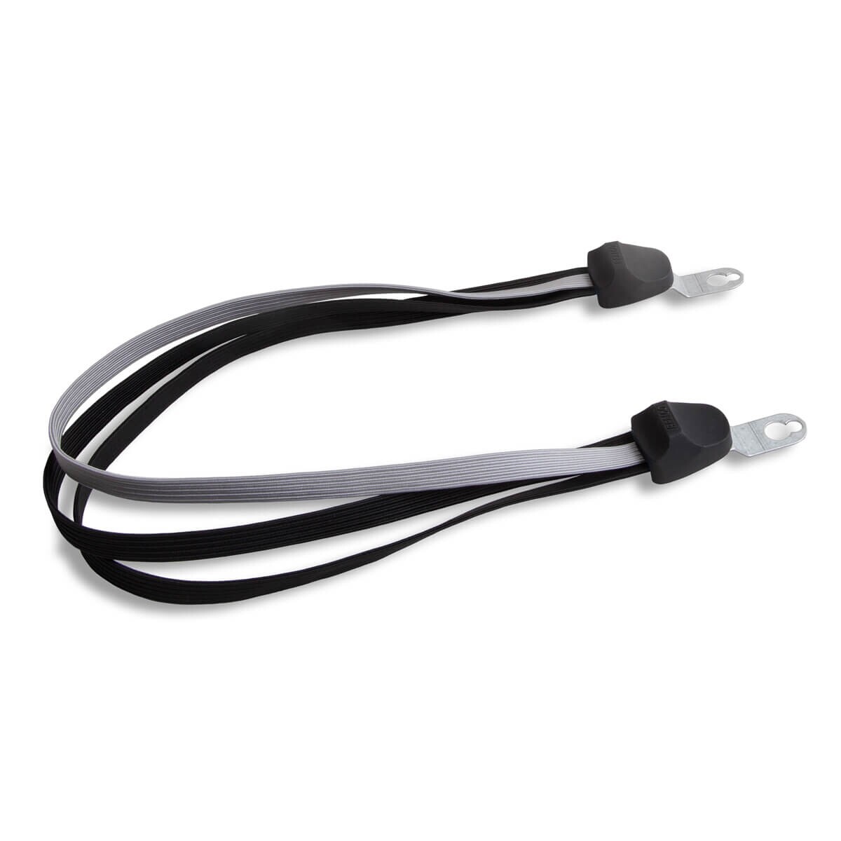 Lashing strap Lynx with mounting plate 26/28" 60 cm grey/black