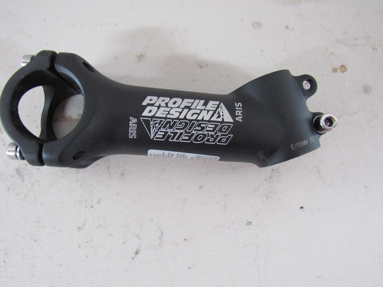 Profile Design Aris 110mm x 31.8mm Stem +25 Black 1 1/8 New