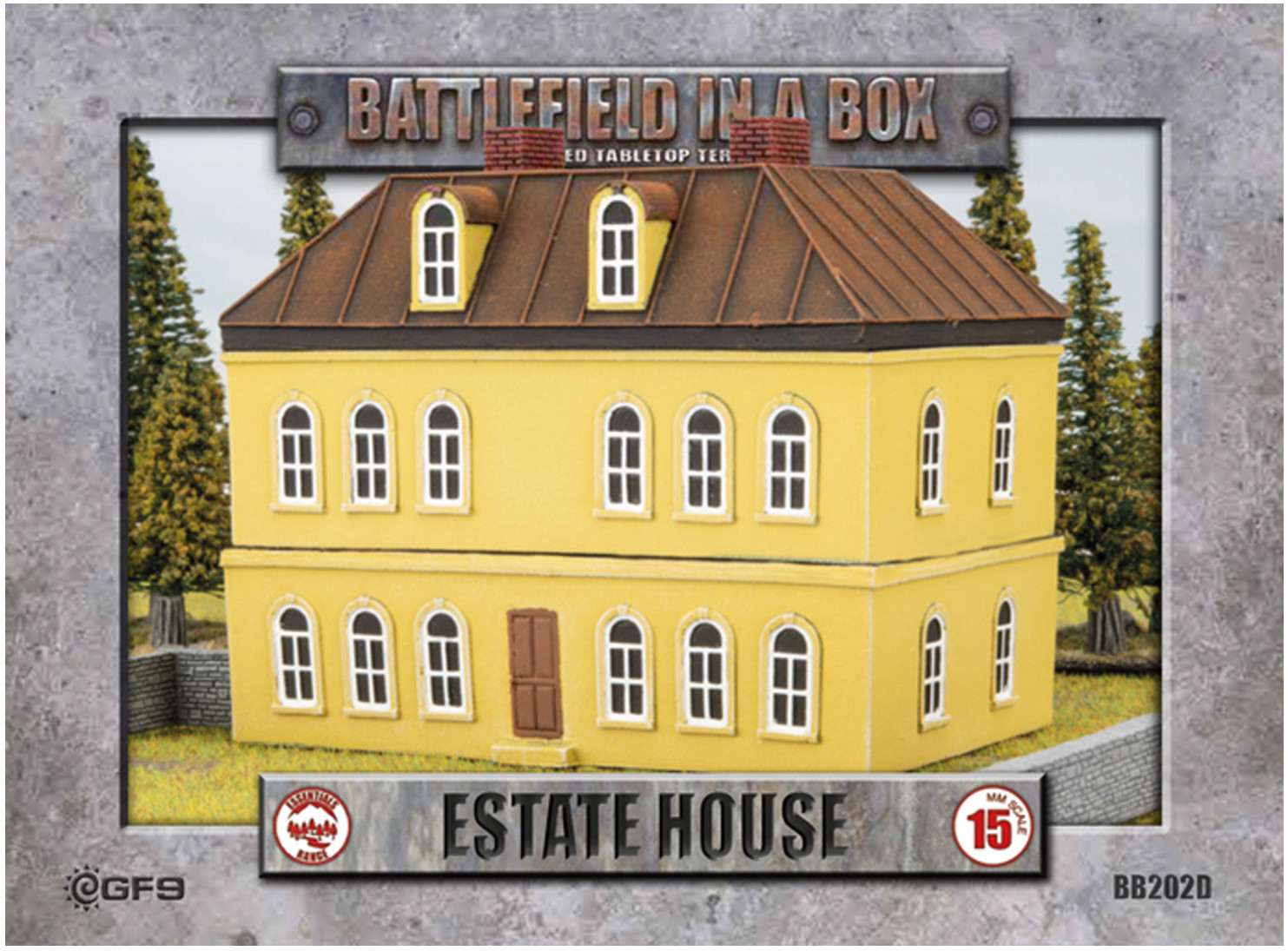 Battlefield in a Box: European - Estate House (Yellow - Limited Edition)