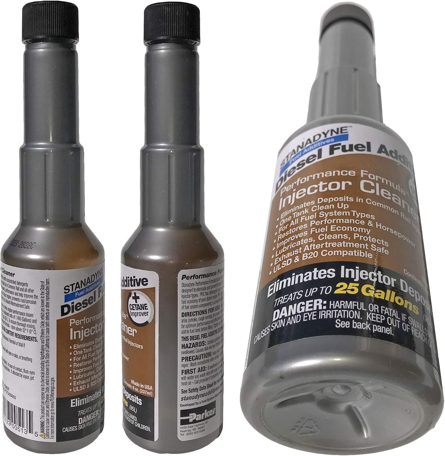 Performance Diesel Injector Cleaner - 4 Pack (8oz Bottles) for Peak Engine Power