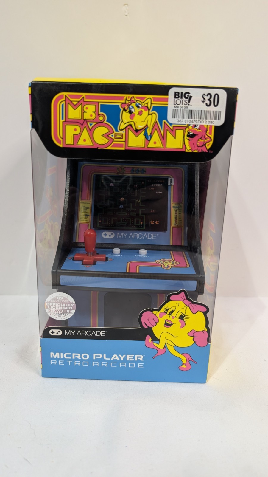 My Arcade - DGUNL-7009 MS. PAC-MAN Micro Player Pro Portable Retro Arcade [New]
