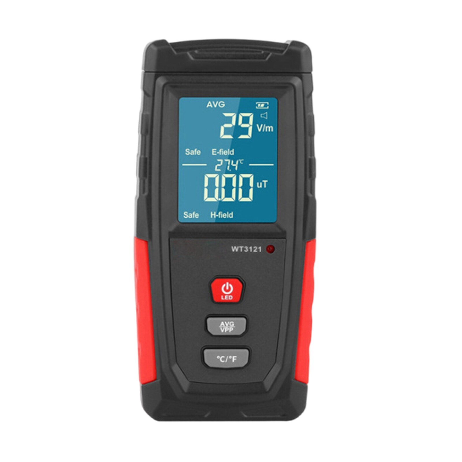 Rechargeable Digital 5G 4G EMF Electromagnetic Radiation Meter Tester Detector