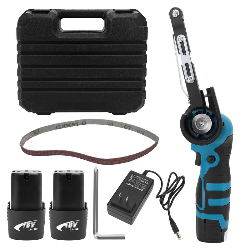 Wodhmiey Cordless Belt Sander 16.8V Lithium Battery 7000Rpm 15 Sanding