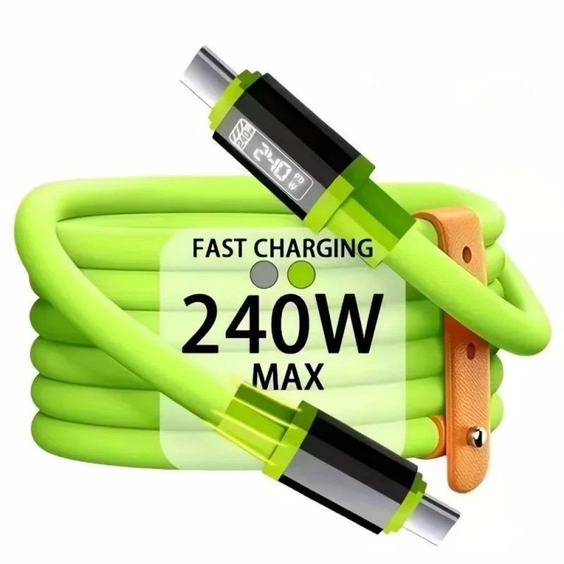 C 240W USB Type C Cable PD Fast Charging Phone Charger Data Cord