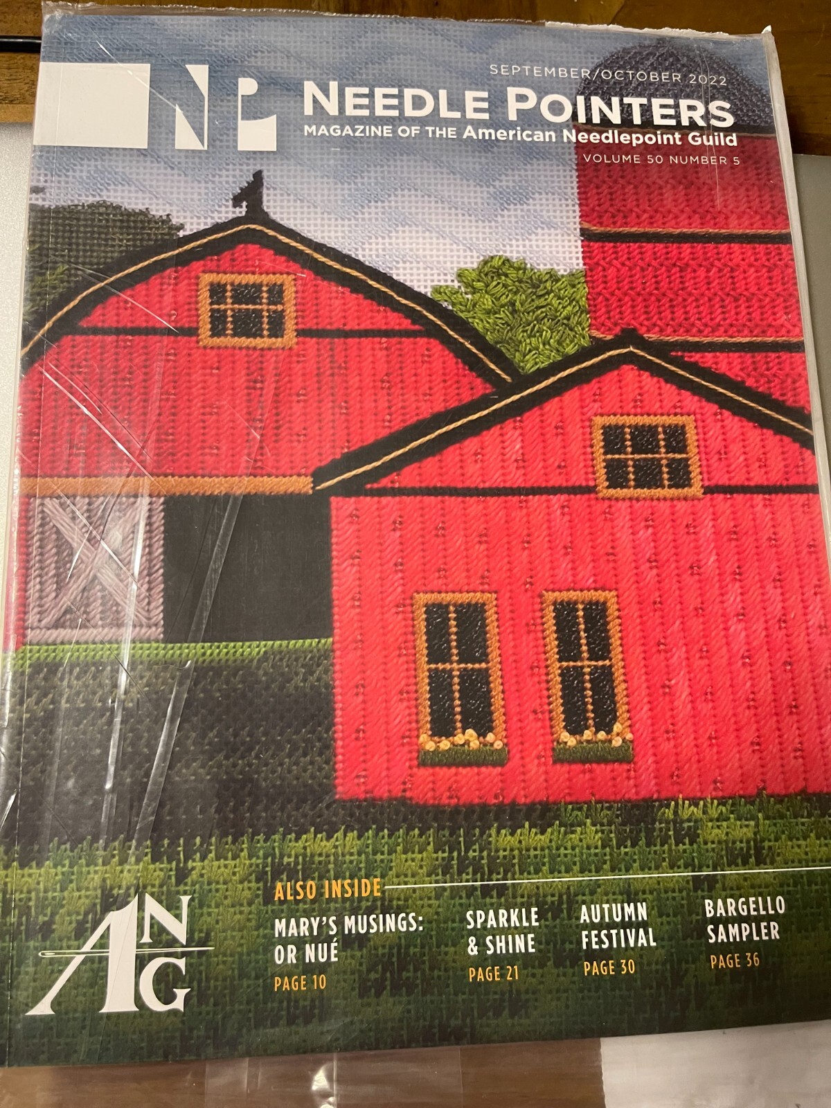 Needle Pointers ~ Magazine of American Needlepoint Guild ~ Sept/Oct 2022 Vol 50