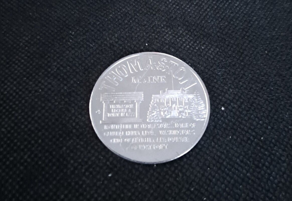 THOMASTON MAINE GOD PAINTS A NEW PICTURE TOKEN!   e8589UXX