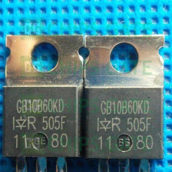 3PCS IR IRGB10B60KD TO-220 INSULATED GATE BIPOLAR TRANSISTOR