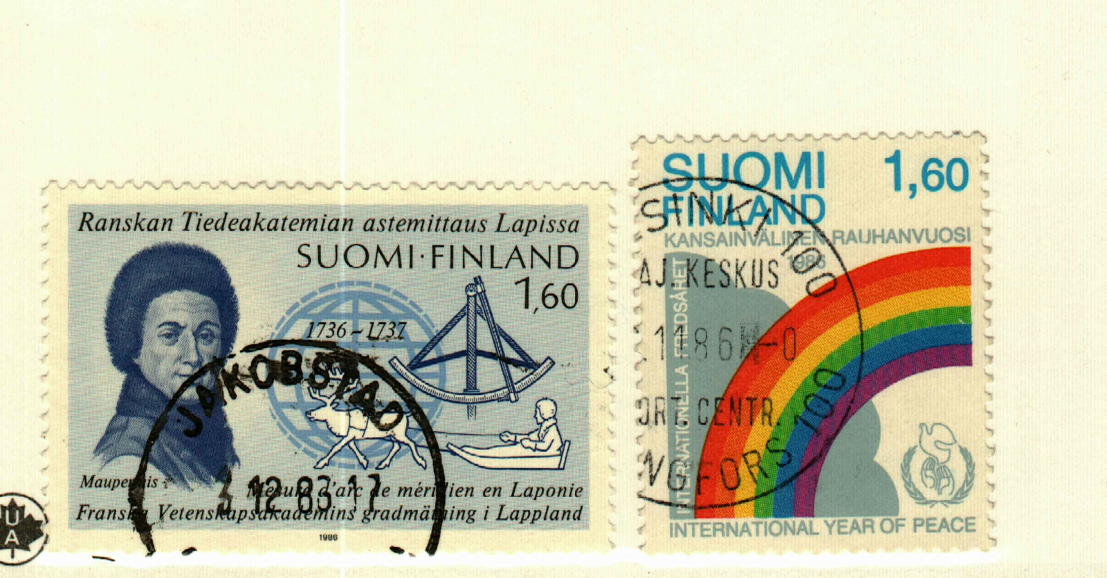 Finland #741,743 used