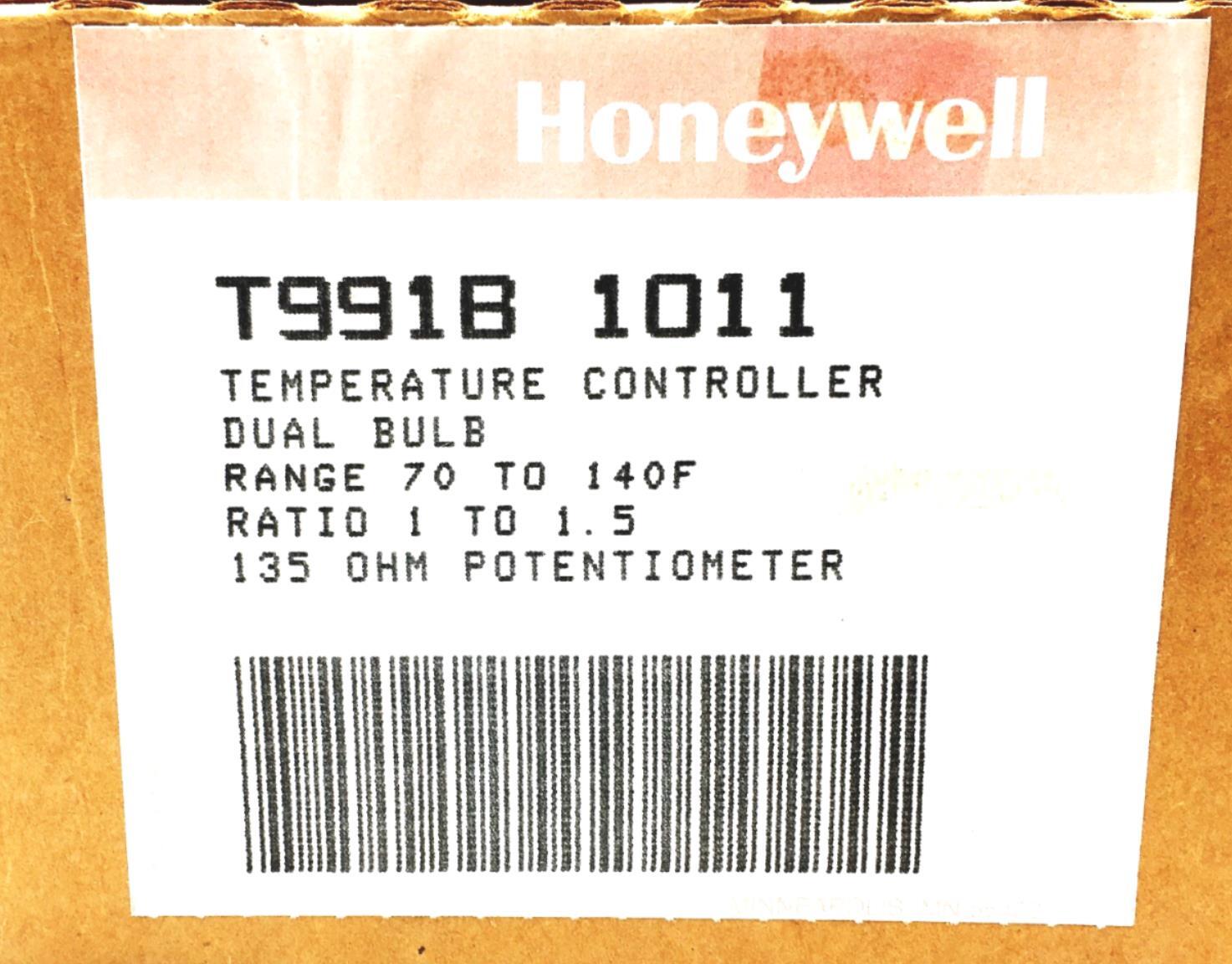 Honeywell Dual Bulb Temperature Controller T991B-1011 NOS