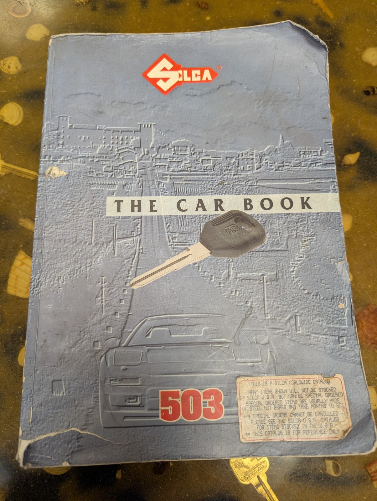 Silca 503 The Car Book 1994 Key Catalog Locksmith Automotive Guide Vintage Retro