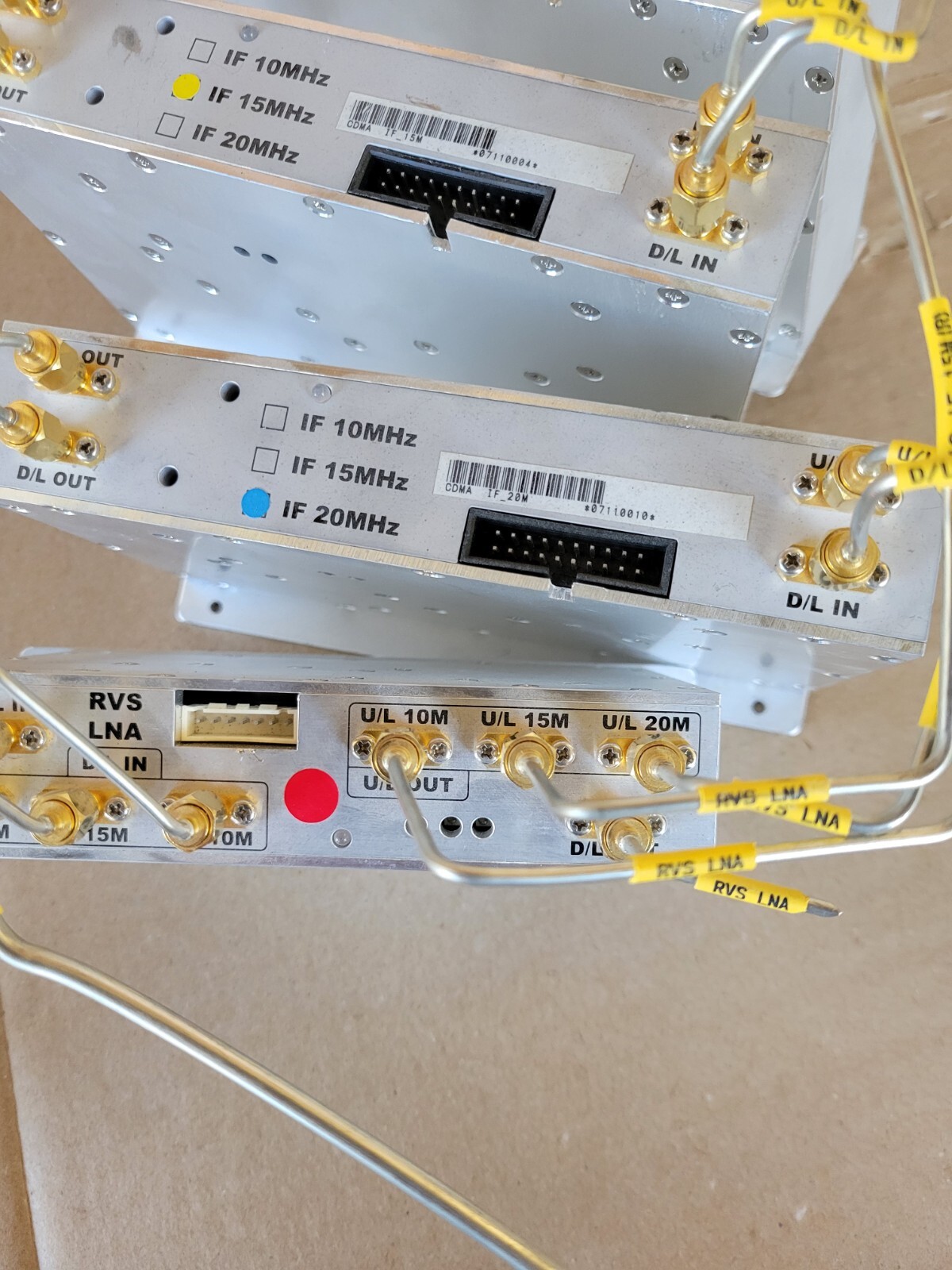 LOT OF MICROWAVE MODULE KORTCOM Uspcs Rx Kmu00000R28A If 20mhz 15mhz 10mhz