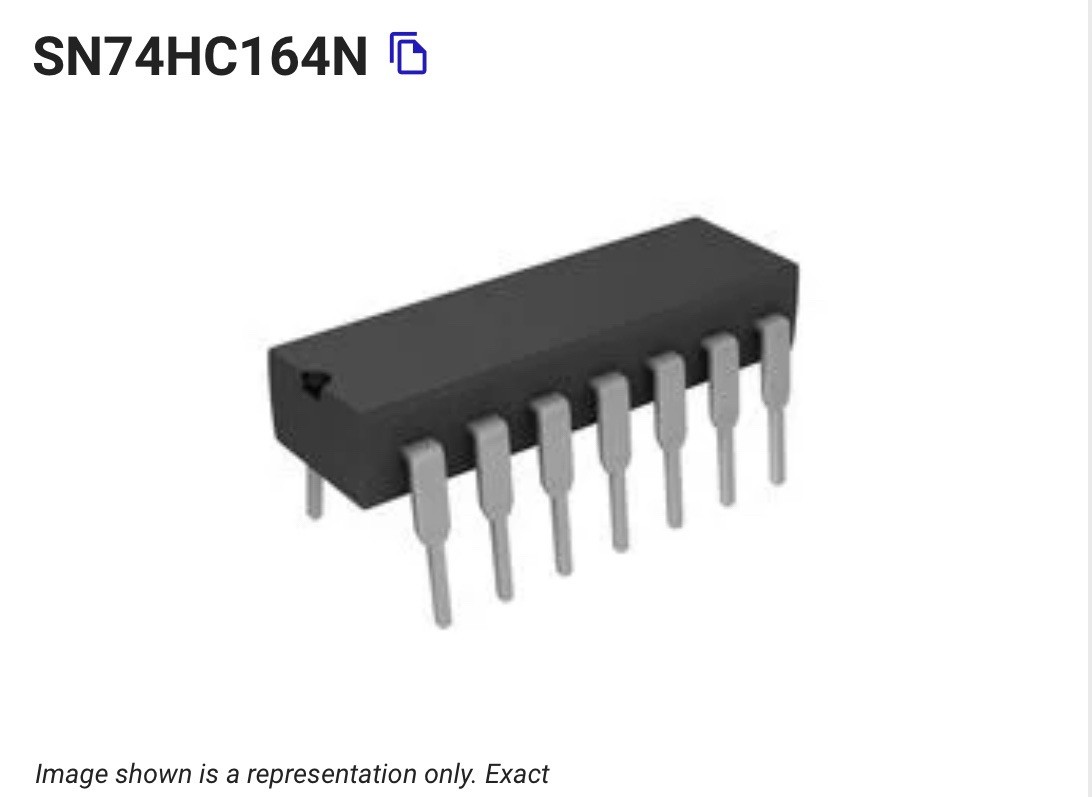 25PCS NEW SN74HC164N IC SR PUSH-PULL 8BIT 14-PDIP