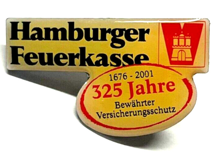 Hamburg Fire Cash Register 325 Years Pin (H21)
