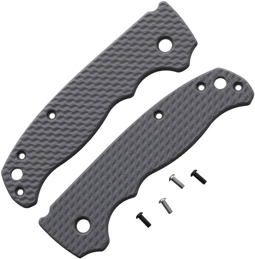 Flytanium G10 Wavelength Gray Handle Scales For Customizing Demko AD20.5 Knife