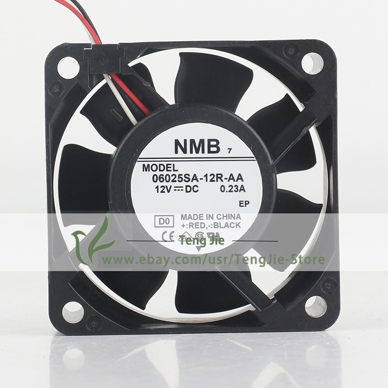NMB 06025SA-12R-AA DC12V 0.23A 2.76W 6025 6cm 3-Wire Axial Original Cooling Fan