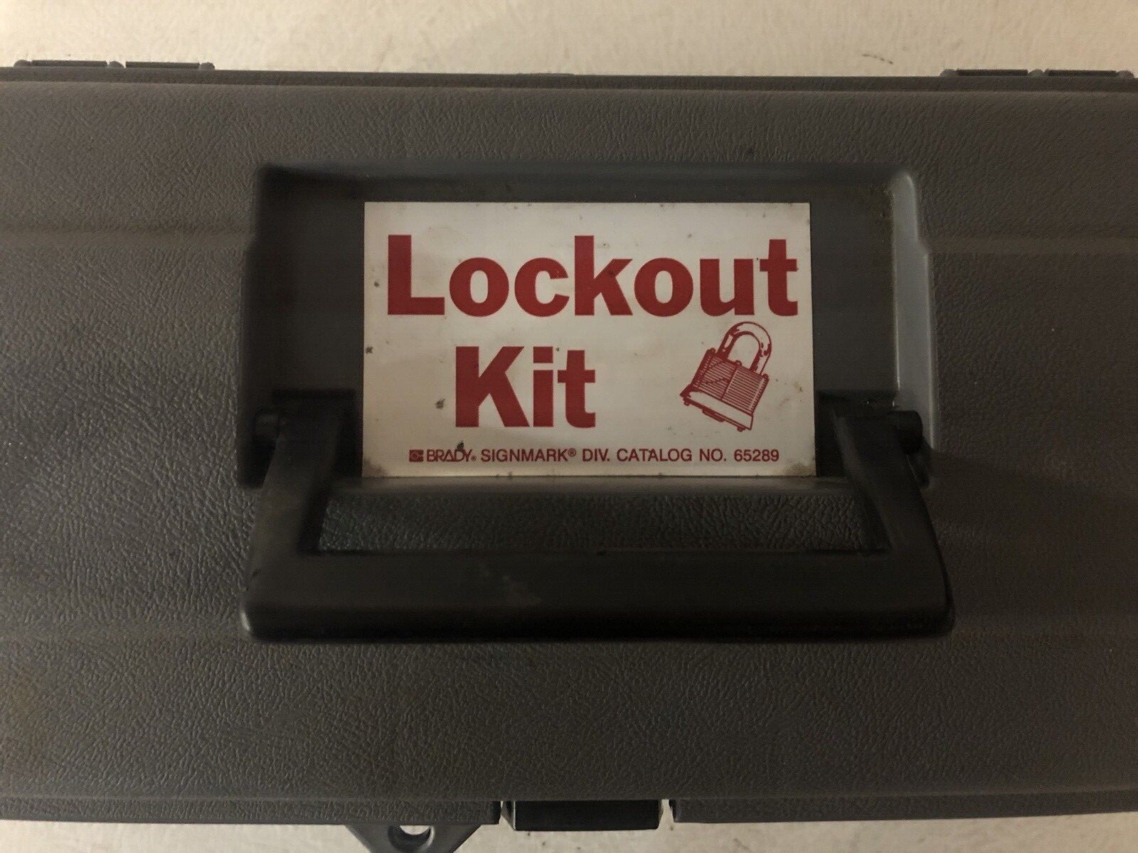 BRADY 65289 Basic Electrical Lockout Toolbox Kit Box Only-Open Box Free Shipping