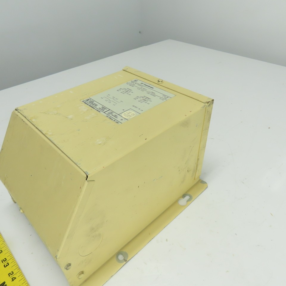 GE General Electric 9T51B0011 1.50KVa Transformer 240/480V Pri 120/240V Sec 1Ph