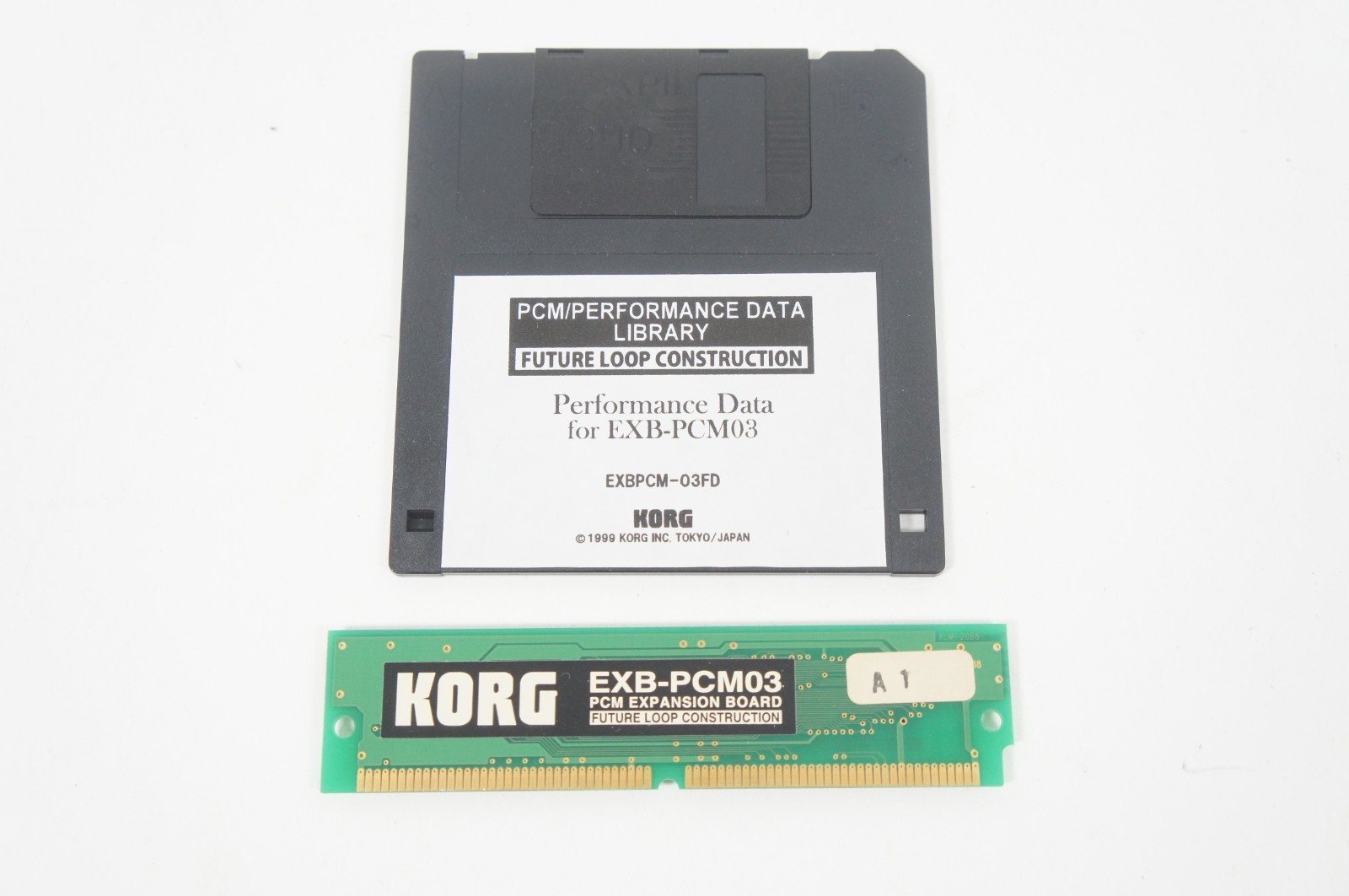 KORG EXB-PCM03 Future Loop Construction PCM Expansion Board w/ Floppy Disk