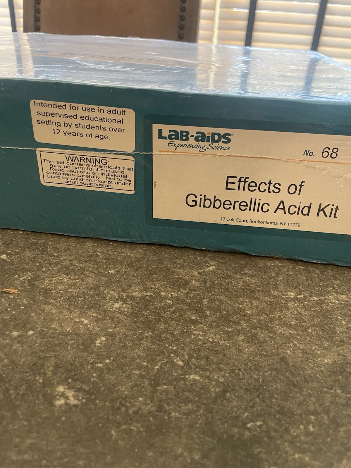 Lab Aids Student Science Kit Module Effect Of Gibberellic #68 Classroom