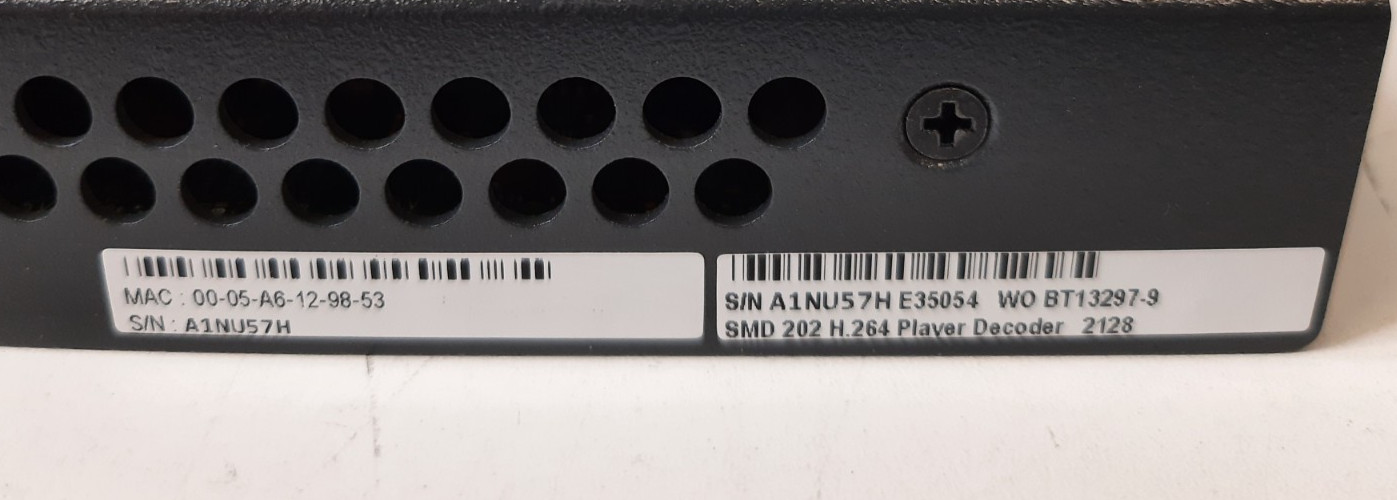 Extron SMD 202 H.264 Streaming Media Player and Decoder - No AC Adapter