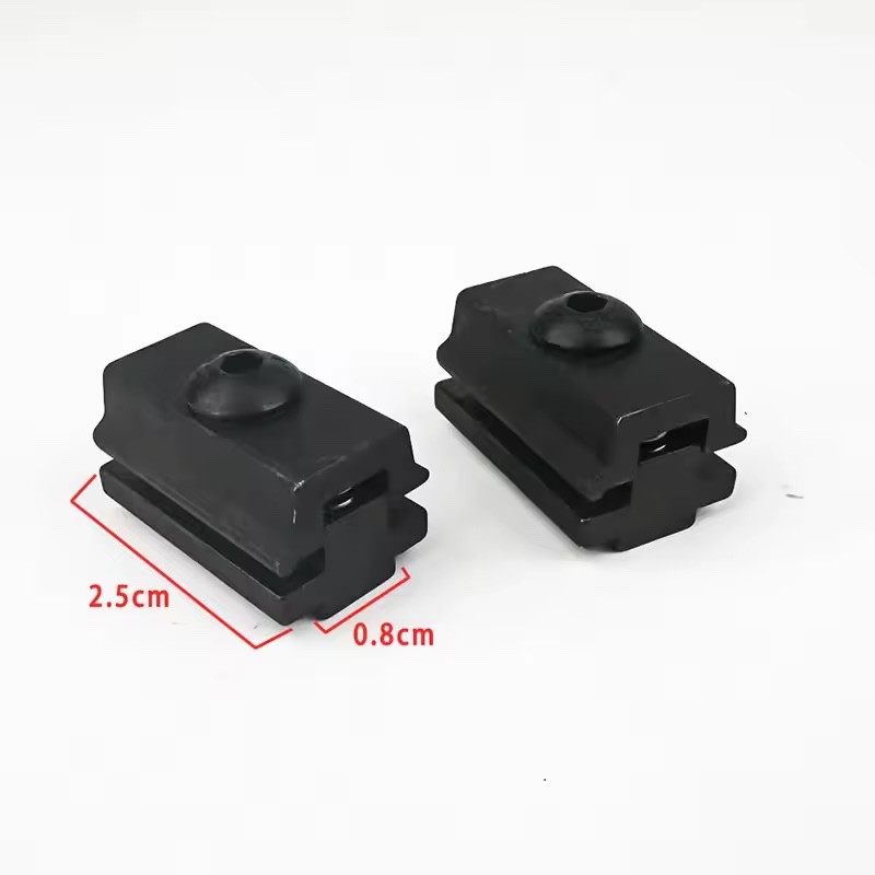 New Key Clamp 2pc Vertical Fixture Auxiliary Tooth Opening Locksmith Double-side