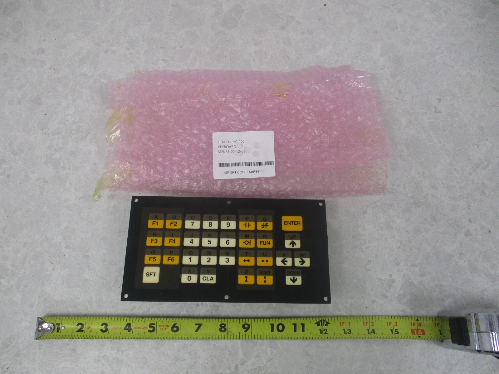 HITACHI M2KBS 00-12-02 OPERATOR KEYPAD UNIT, XA0606