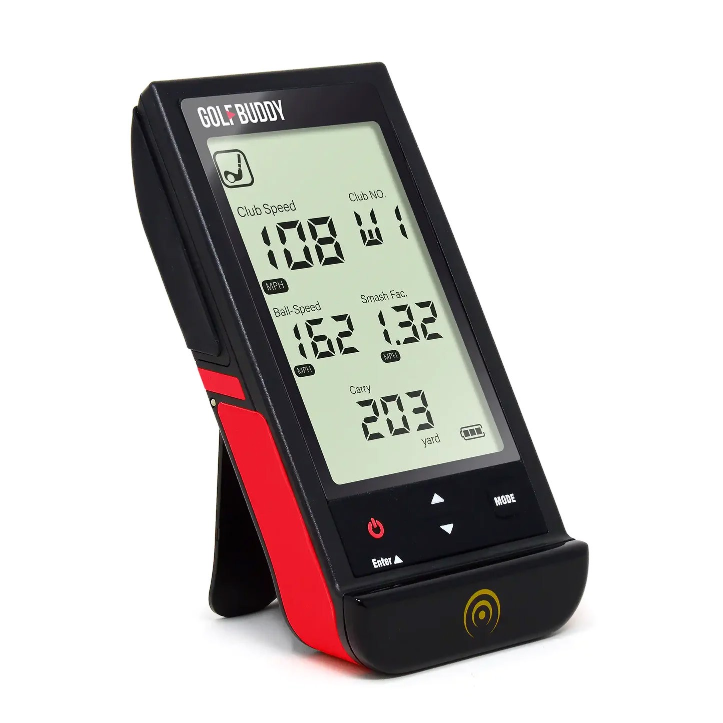 GolfBuddy Shot Mate Portable Golf Launch Monitor – Accurate Shot Data,  Black