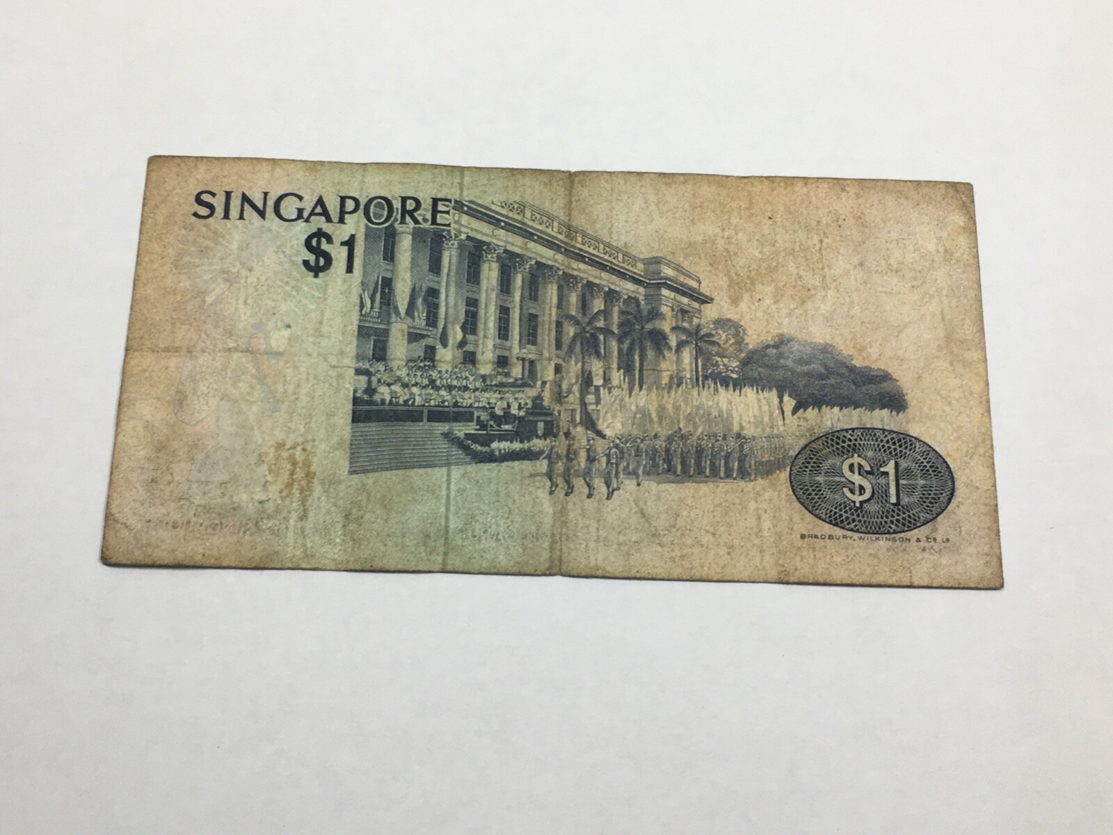 Ticket Singapore One Dollar (9-39/A0-2)