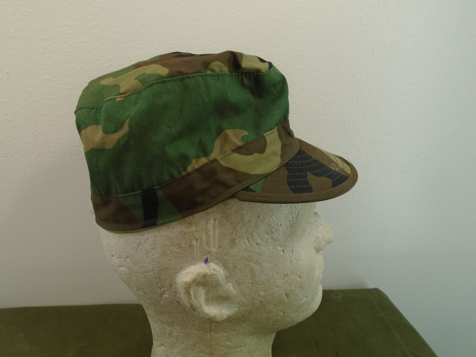 USGI US Military Army Combat BDU Cap Hat w Ear Cover 6 1/2 X-Small New 1999 47-B