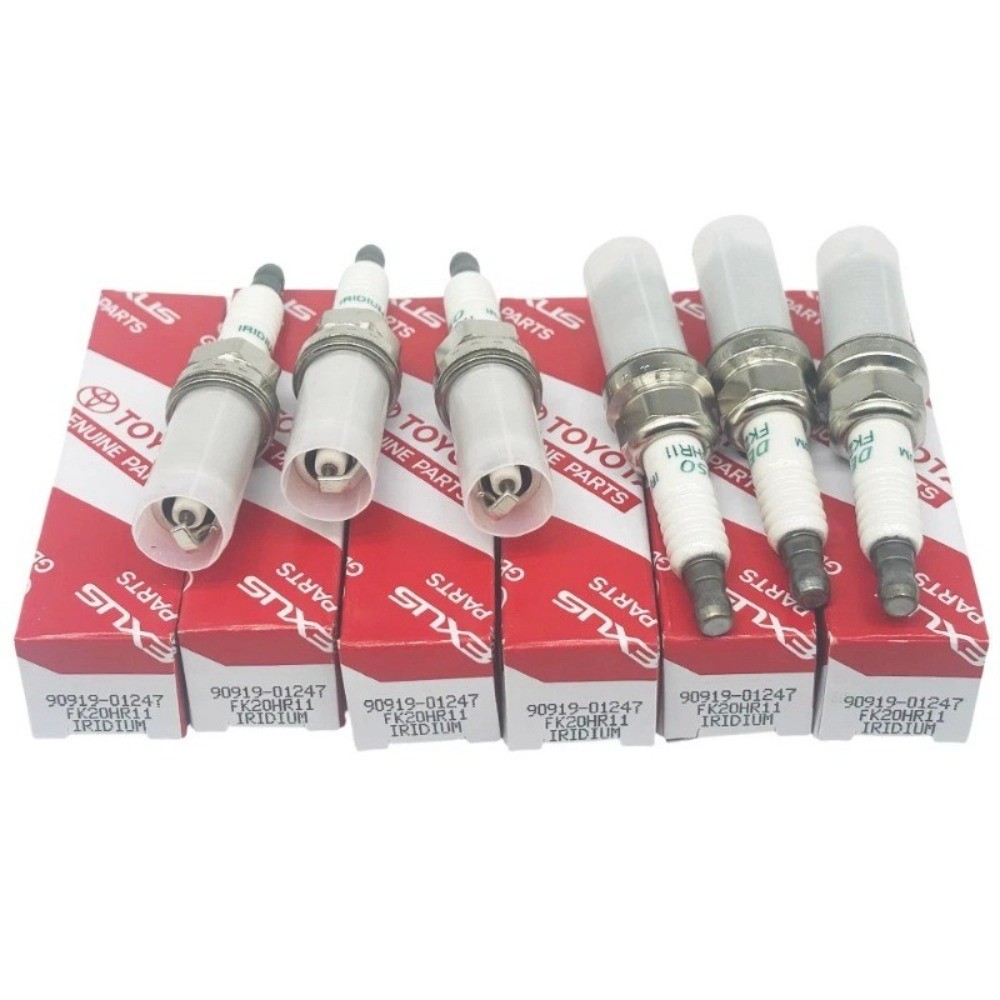 6 PACK OEM 90919-01247 Denso Iridium Spark Plugs for Lexus Lexus ES350 FK20HR11