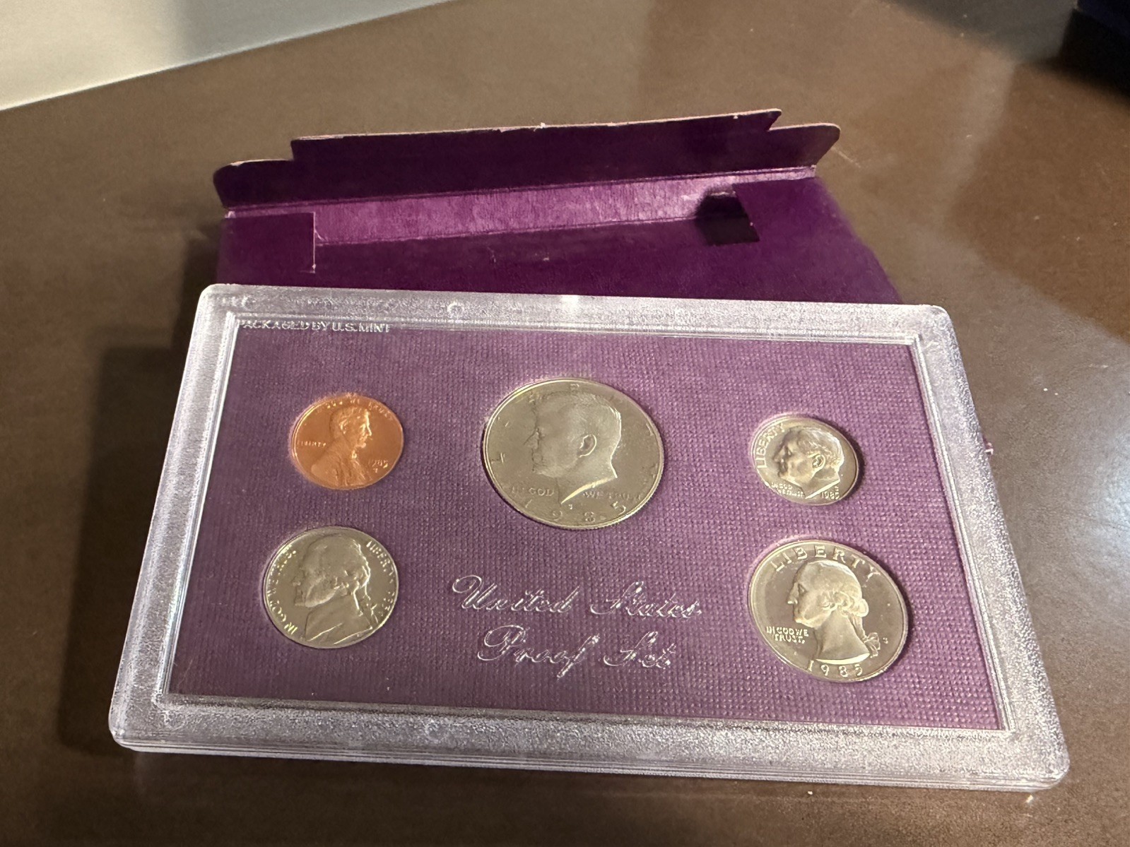 1985-S US Mint Proof Set 5 Coin Set OGP Original Government Packaging
